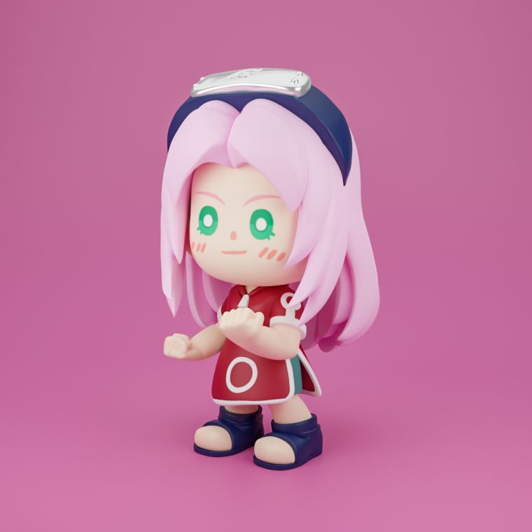 0124 Sakura - STL 3D Print Files