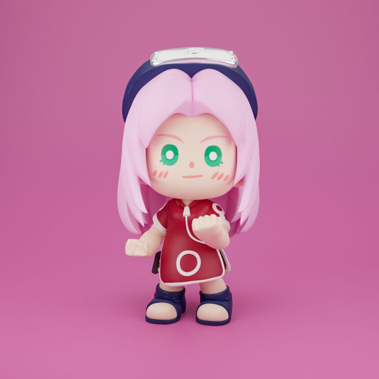 0124 Sakura - STL 3D Print Files
