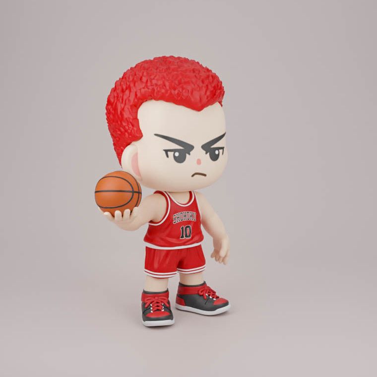 0142 Sakuragi - STL 3D Print Files