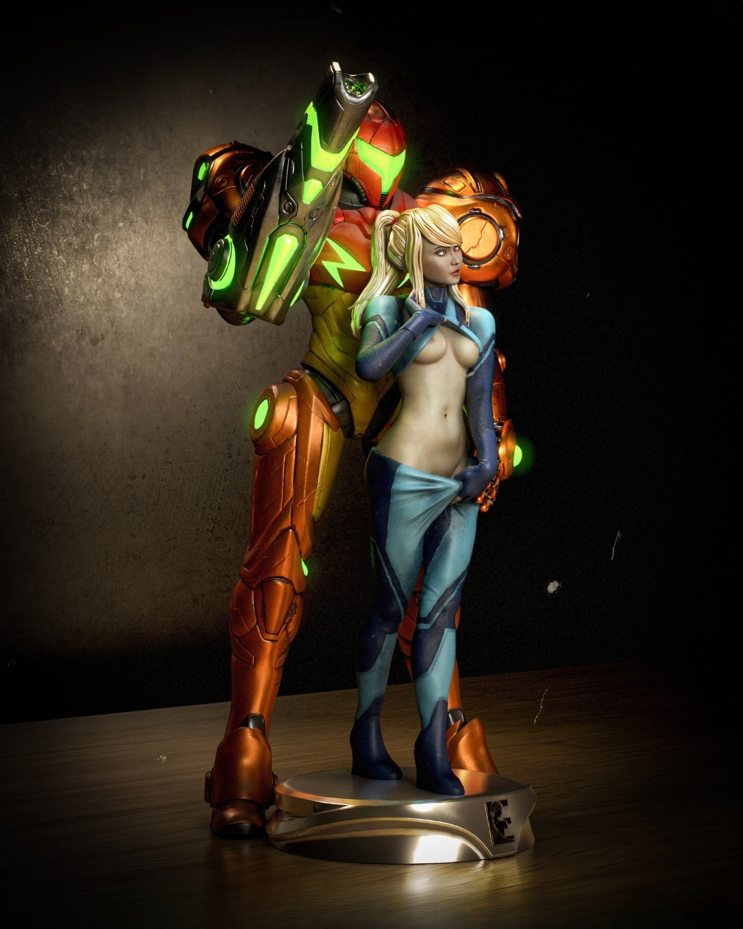 0895 Samus Aran NSFW - STL 3D Print Files