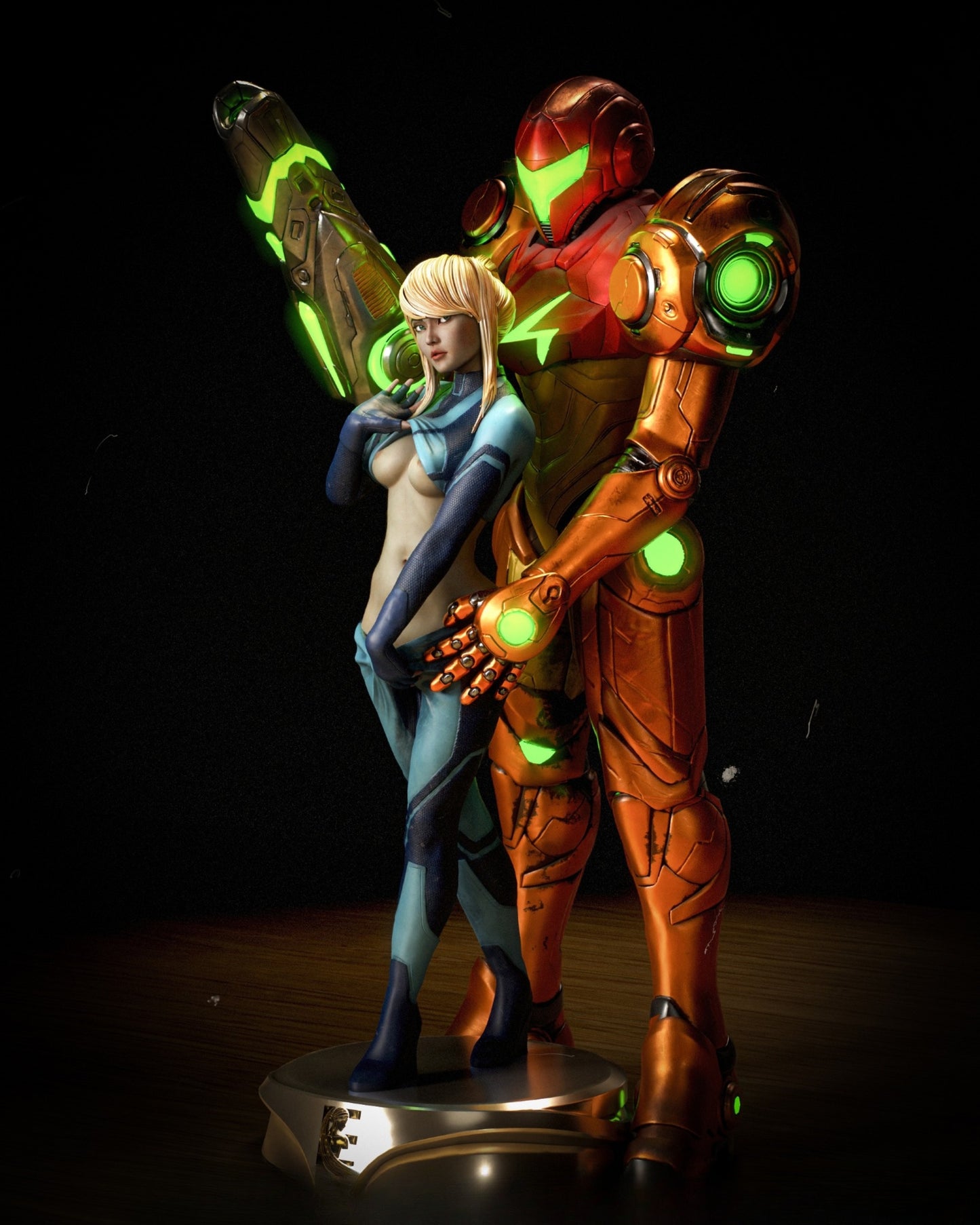0895 Samus Aran NSFW - STL 3D Print Files