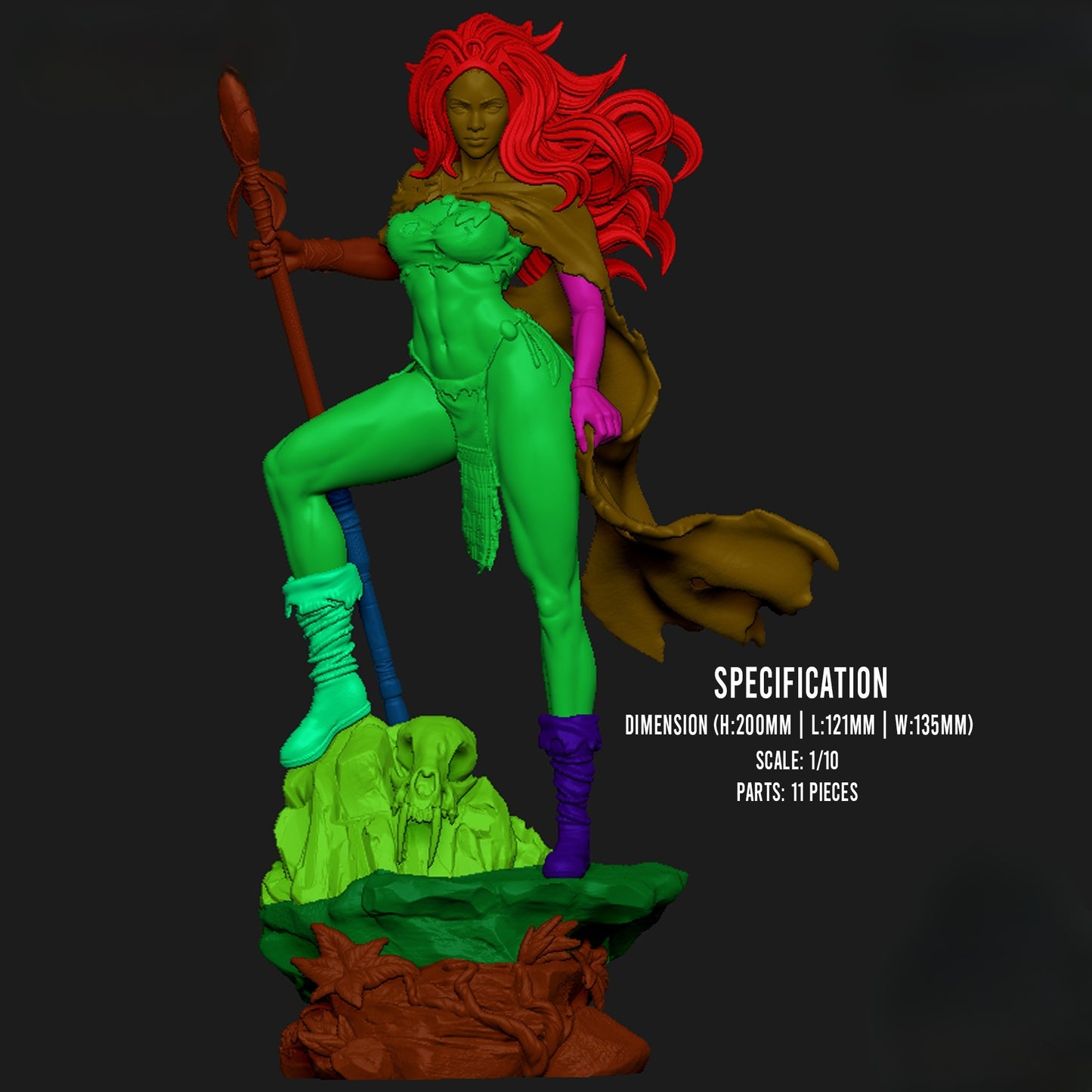 1075 Storm_X-Men - STL 3D Print Files