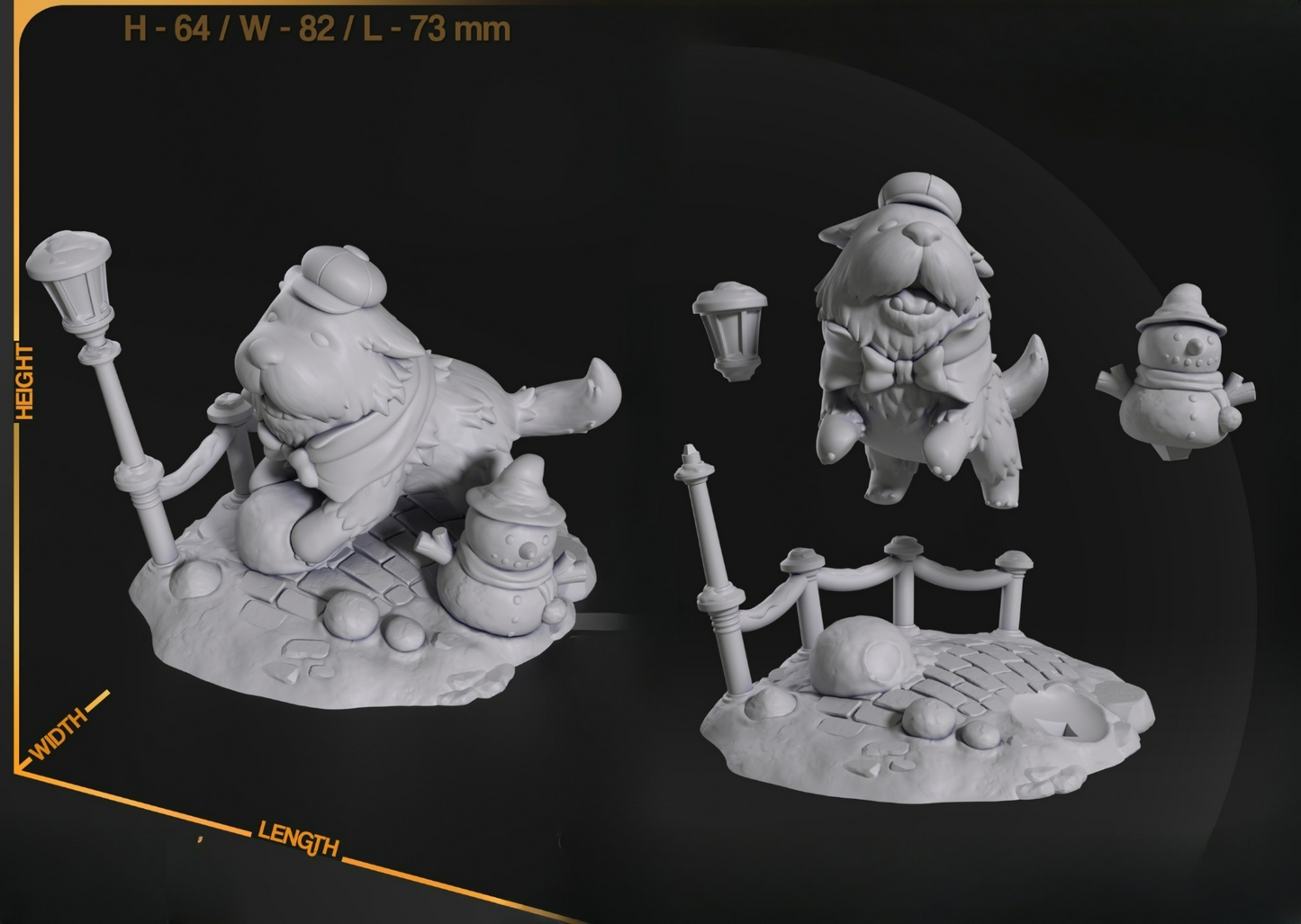 0052 Chibi Bond - STL 3D Print Files