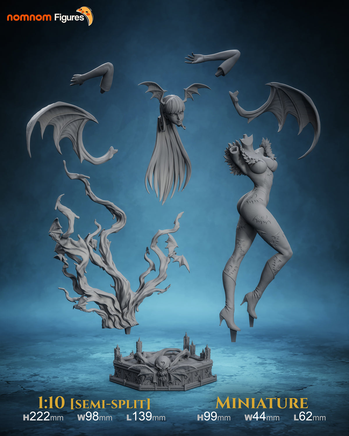2164 Morrigan Aensland_Darkstalkers - STL 3D Print Files