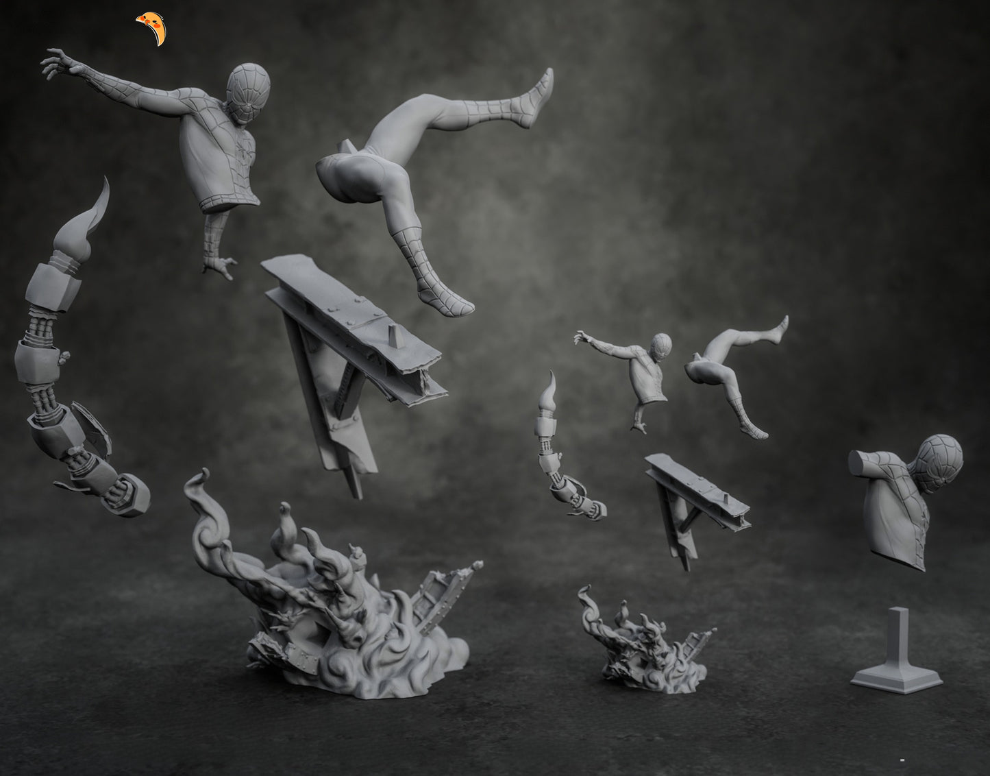 1676 Spiderman Brand New Day_Marvel - STL 3D Print Files