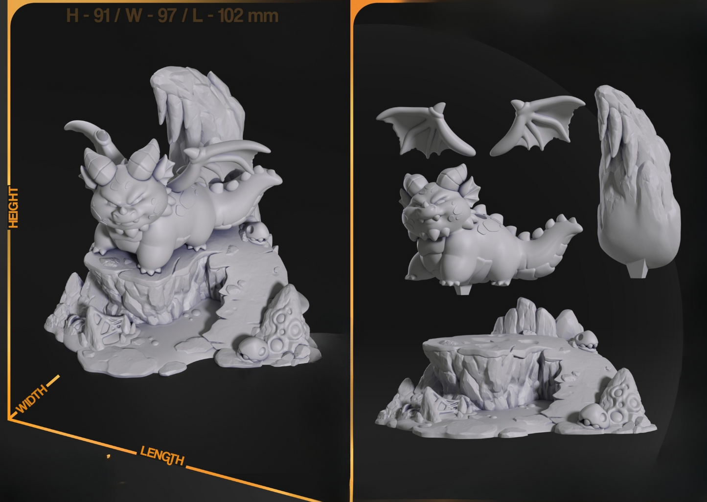 0002 Themberchaud from Dungeons and Dragons - STL 3D Print Files