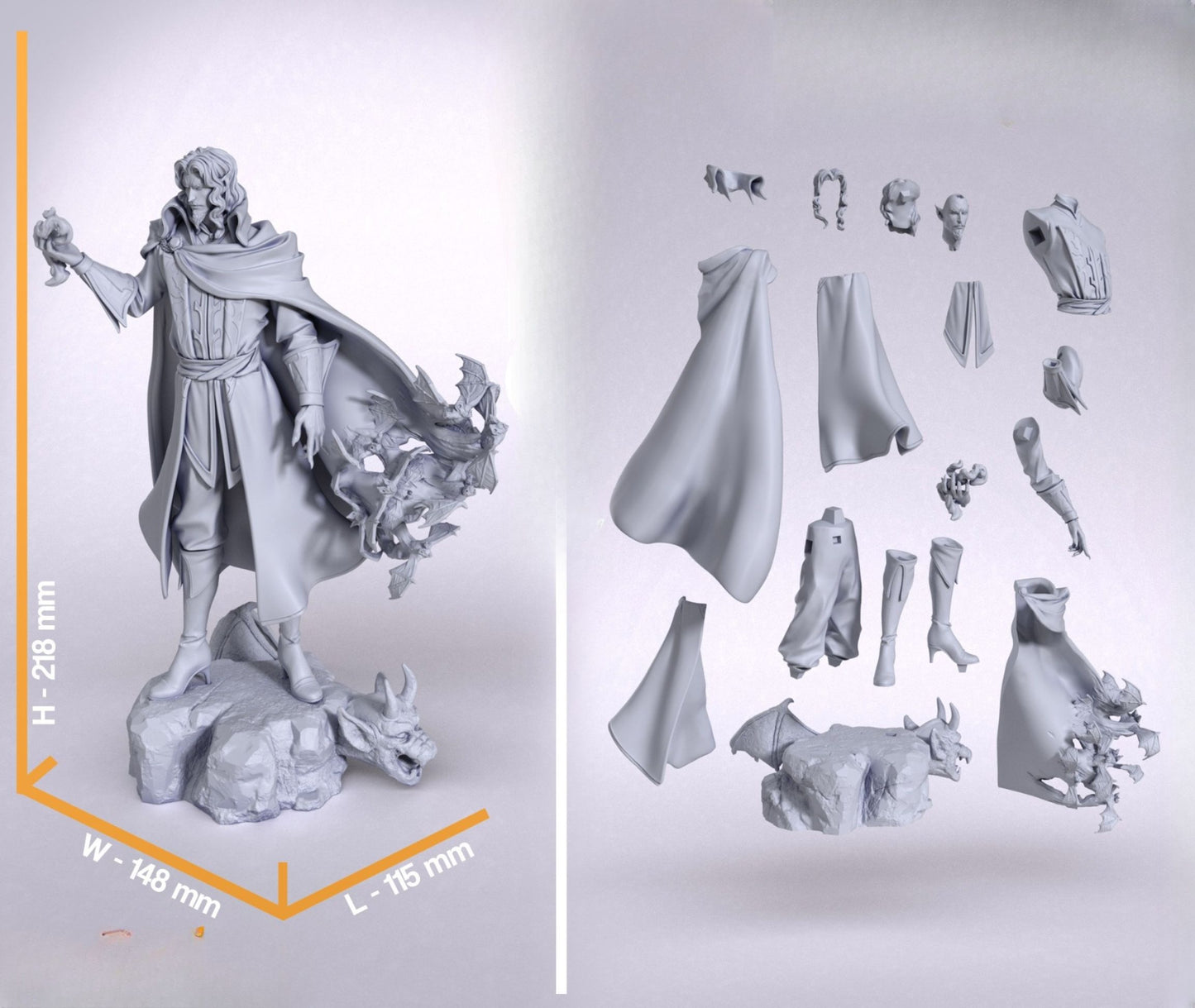 0328 Dracula Castlevania - STL 3D Print Files