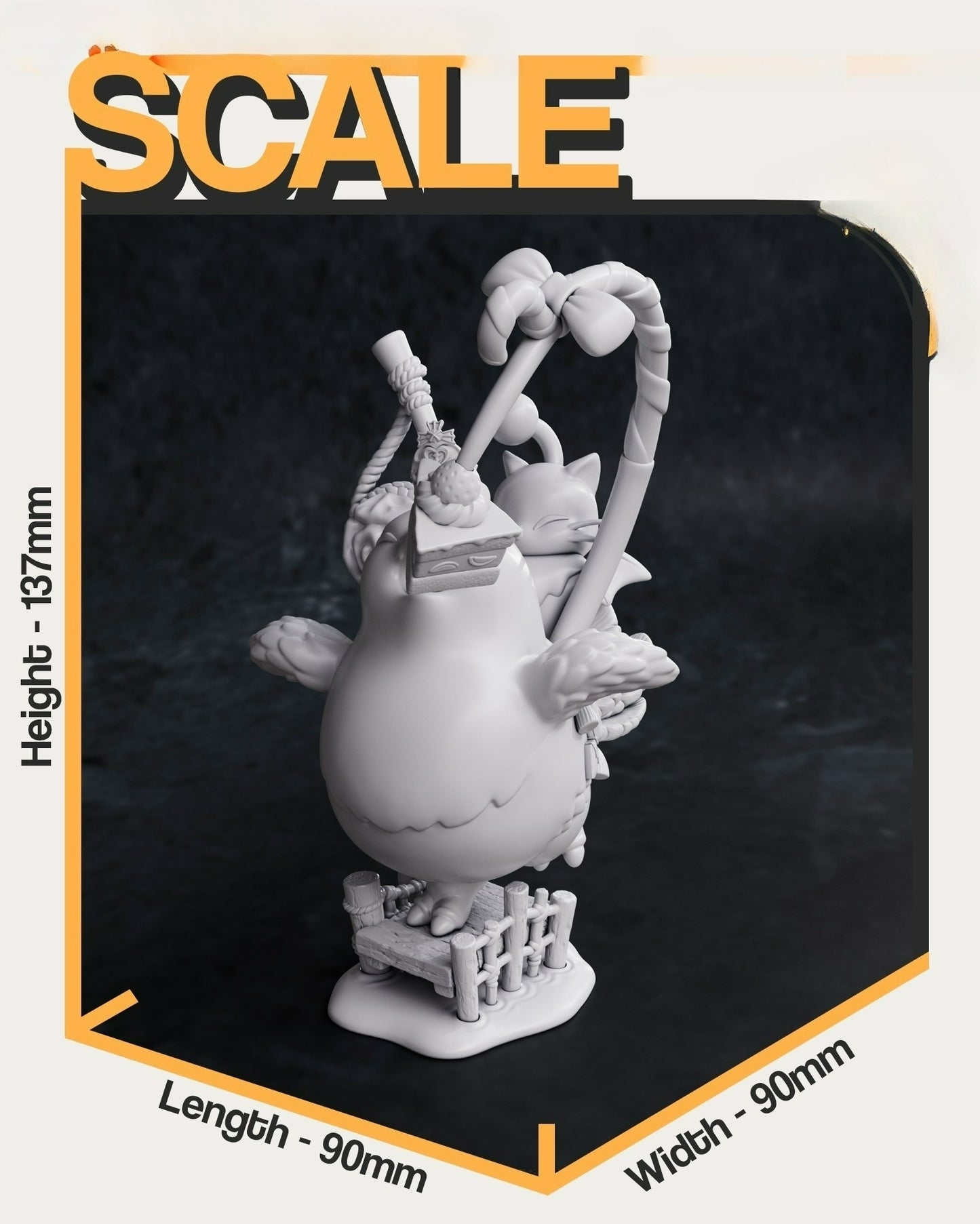 0008 Chocobo - Final Fantasy VII - STL 3D Print Files