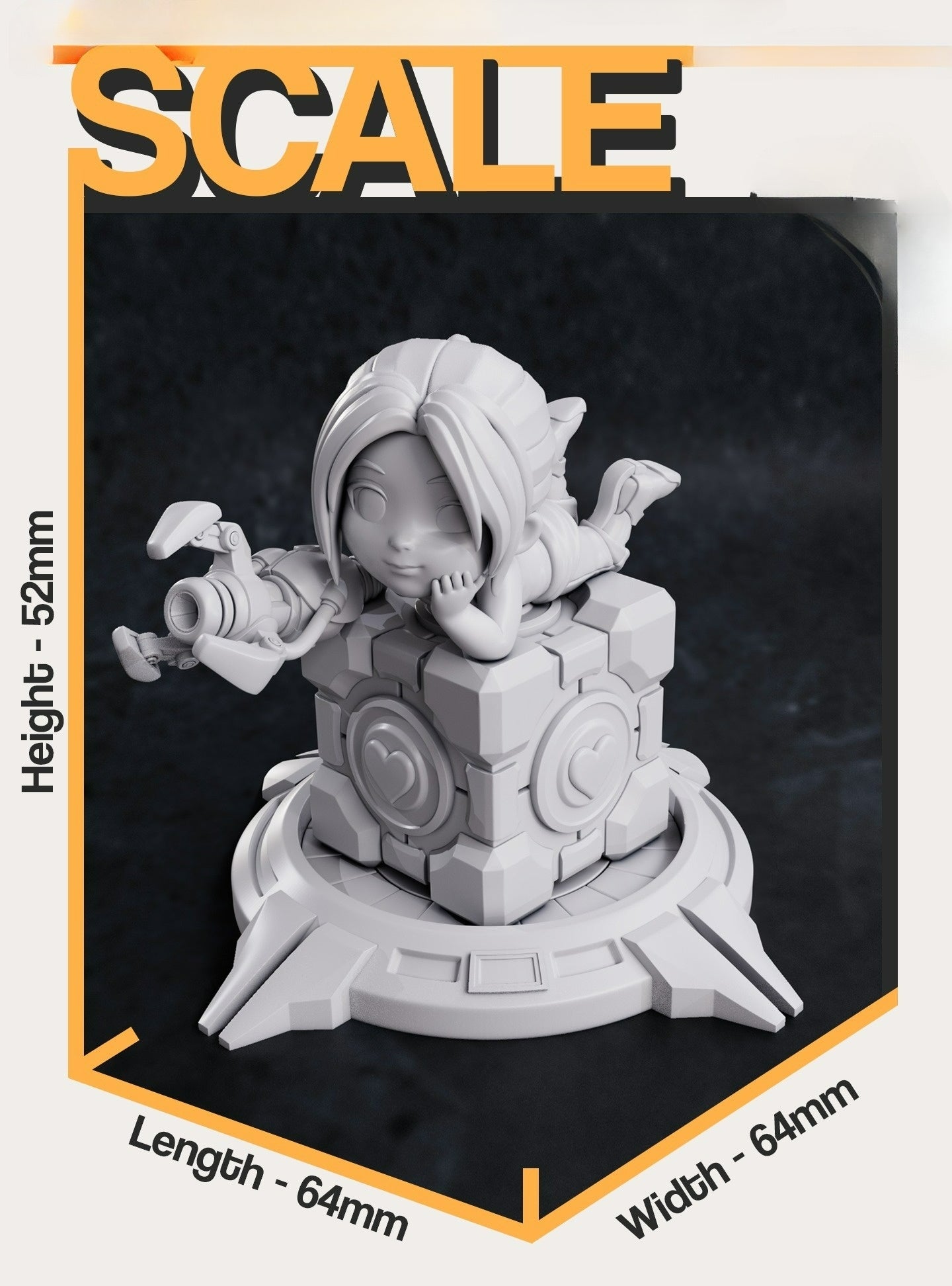 0009 Chell - STL 3D Print Files