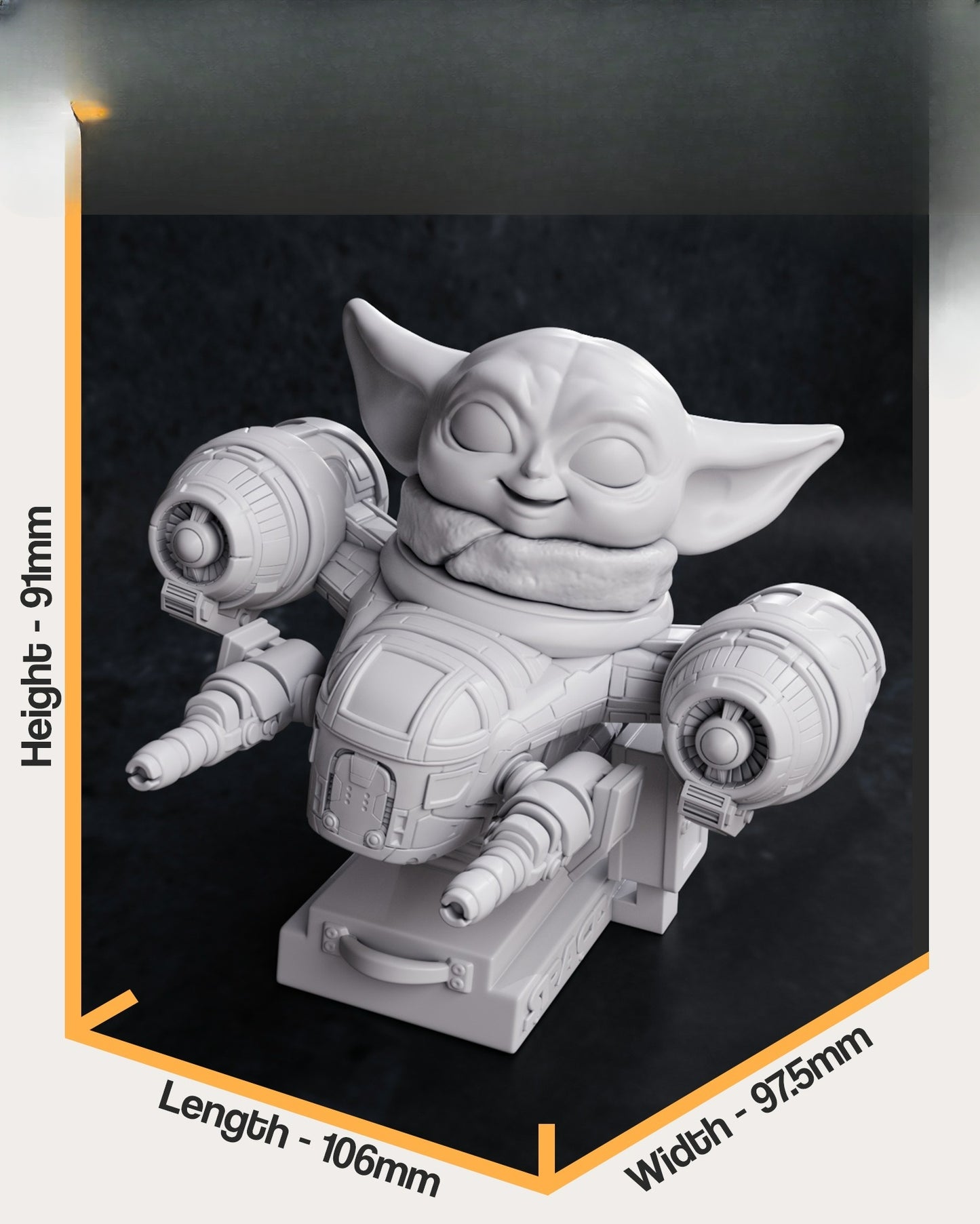0022 Grogu from Mandalorian - STL 3D Print Files