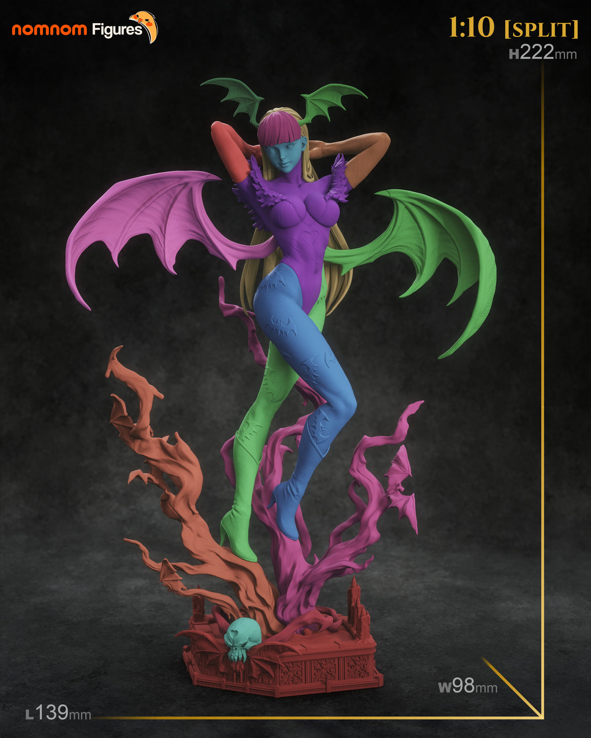 2164 Morrigan Aensland_Darkstalkers - STL 3D Print Files