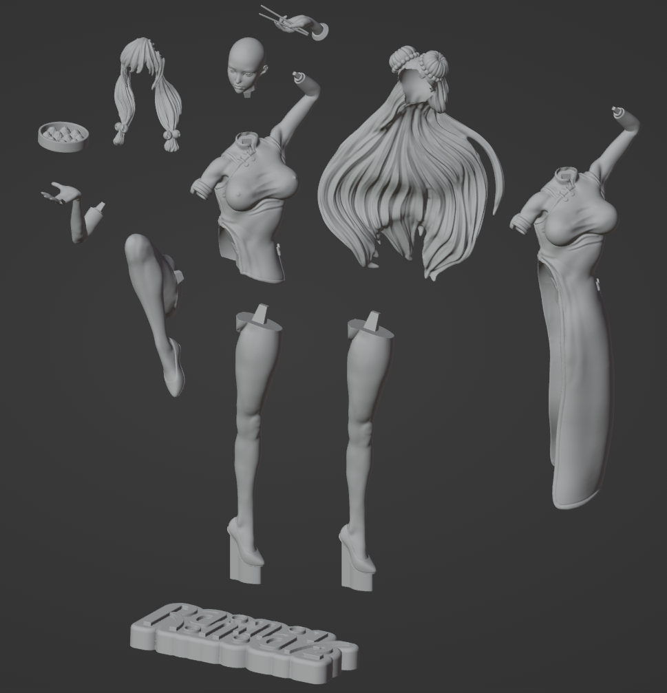 1194 Shampoo_Ranma - STL 3D Print Files