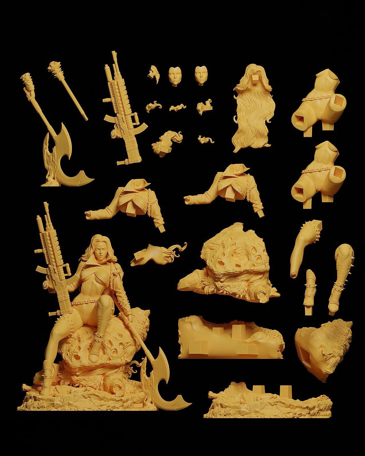 0870 She-Spawn - STL 3D Print Files
