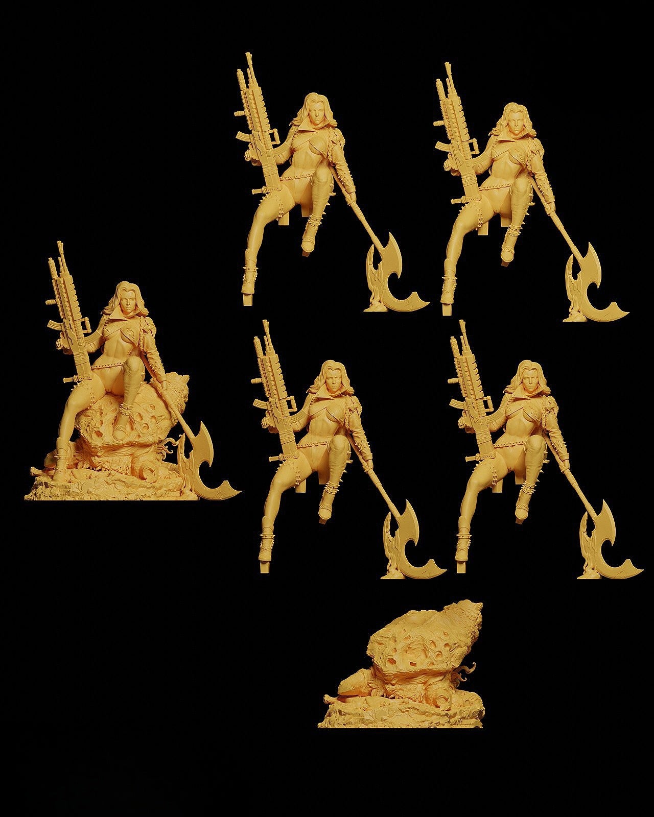 0870 She-Spawn - STL 3D Print Files