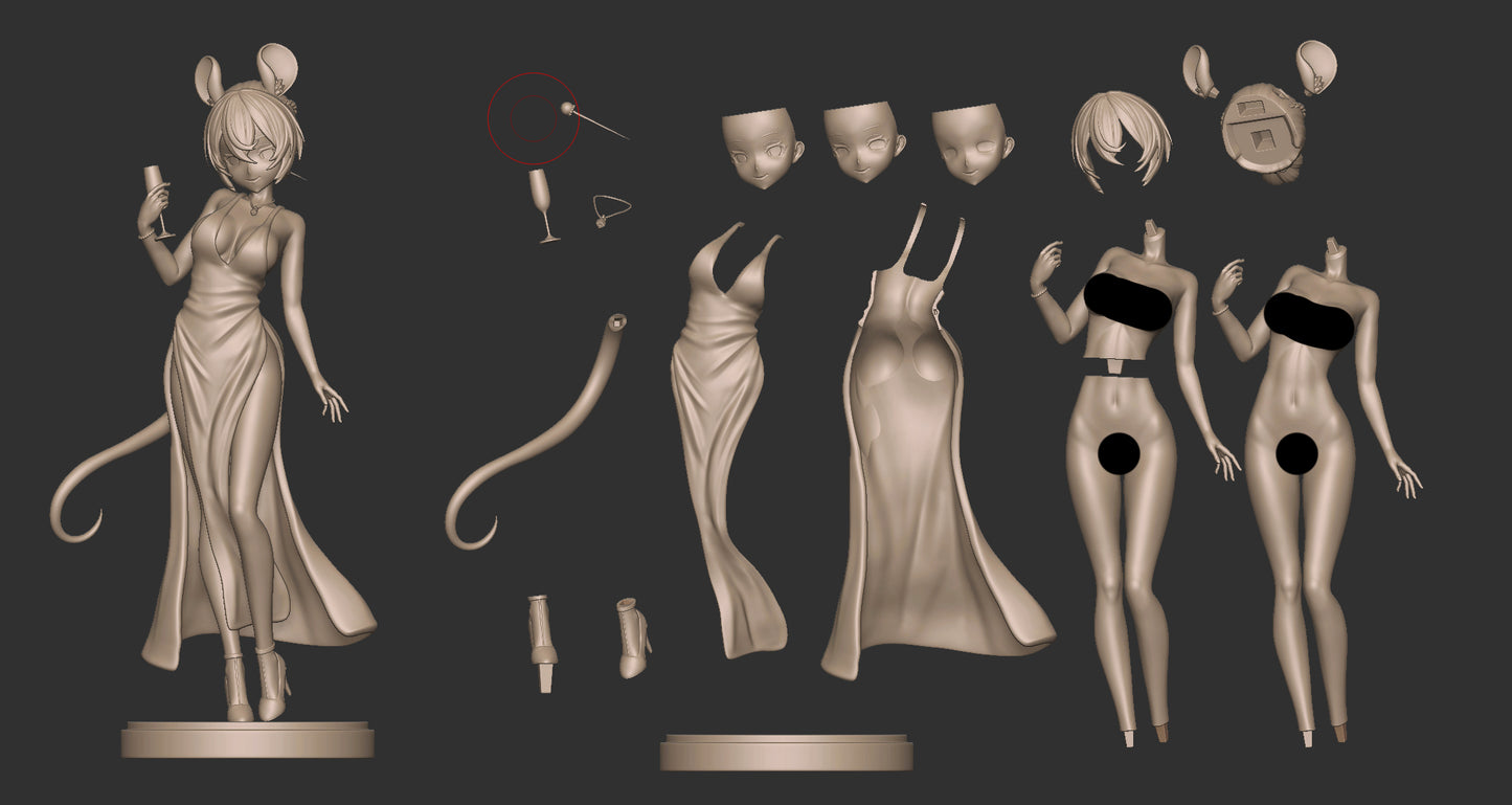 1475 Hakos Baelz_VTuber - STL 3D Print Files