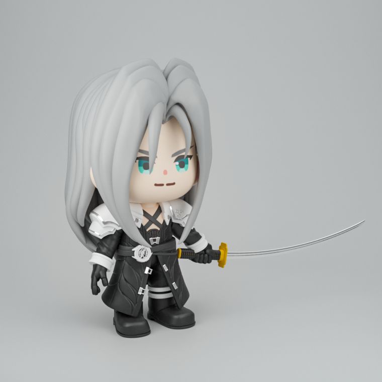 0119 Sephiroth - STL 3D Print Files