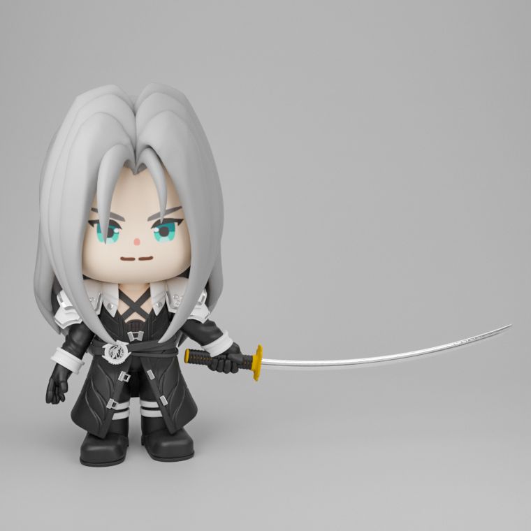 0119 Sephiroth - STL 3D Print Files