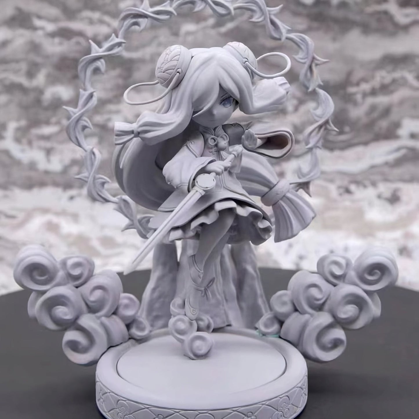 0627 Chibi Shenhe - Genshin Impact - STL 3D Print Files