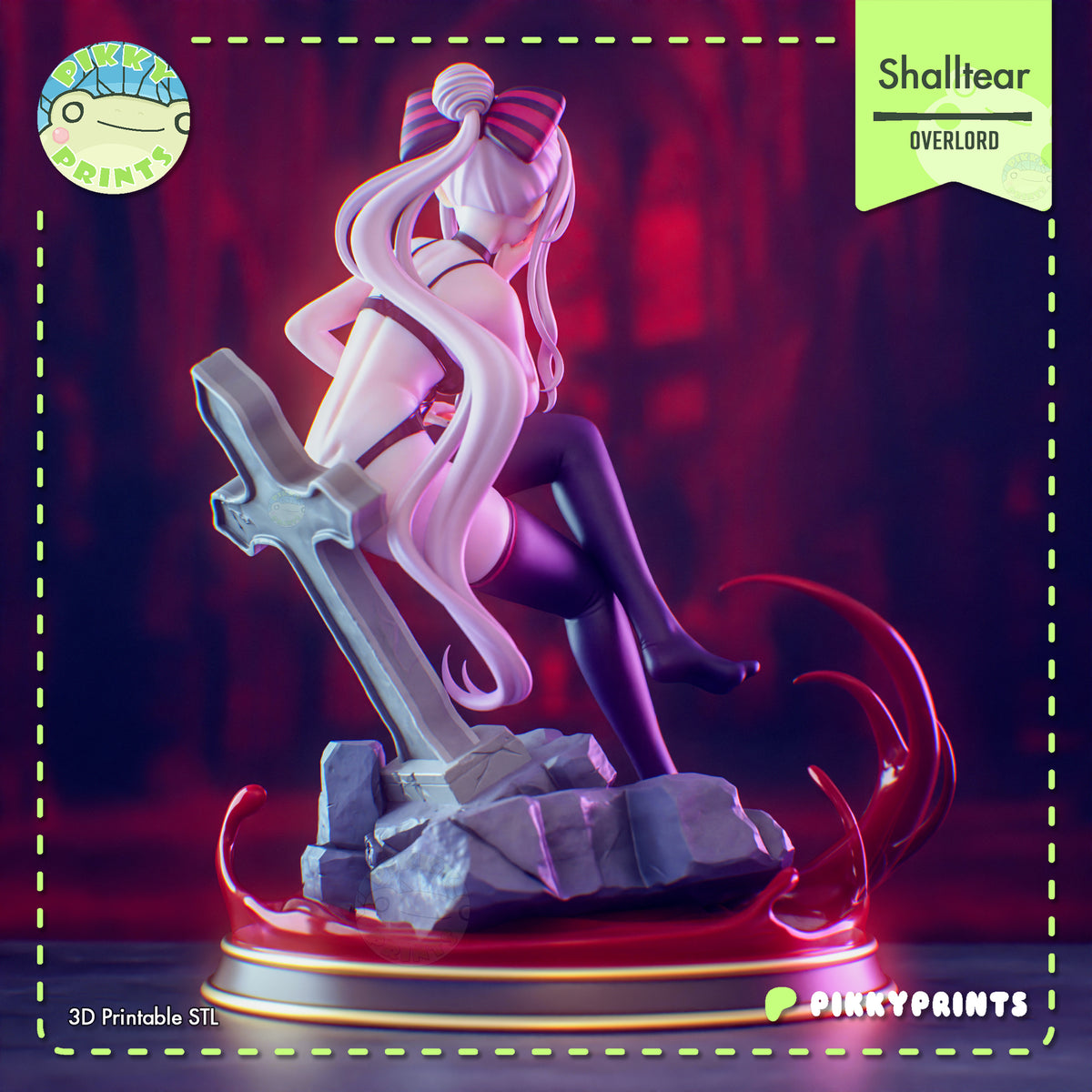2213 Shalltear Bloodfallen_Overlord NSFW - STL 3D Print Files