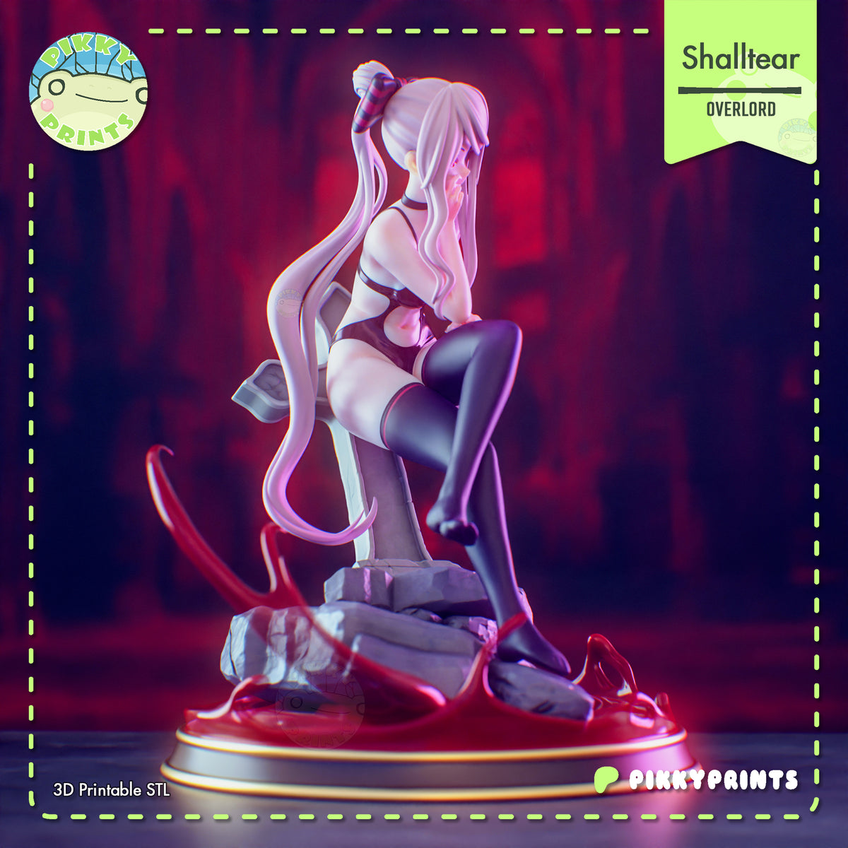 2213 Shalltear Bloodfallen_Overlord NSFW - STL 3D Print Files