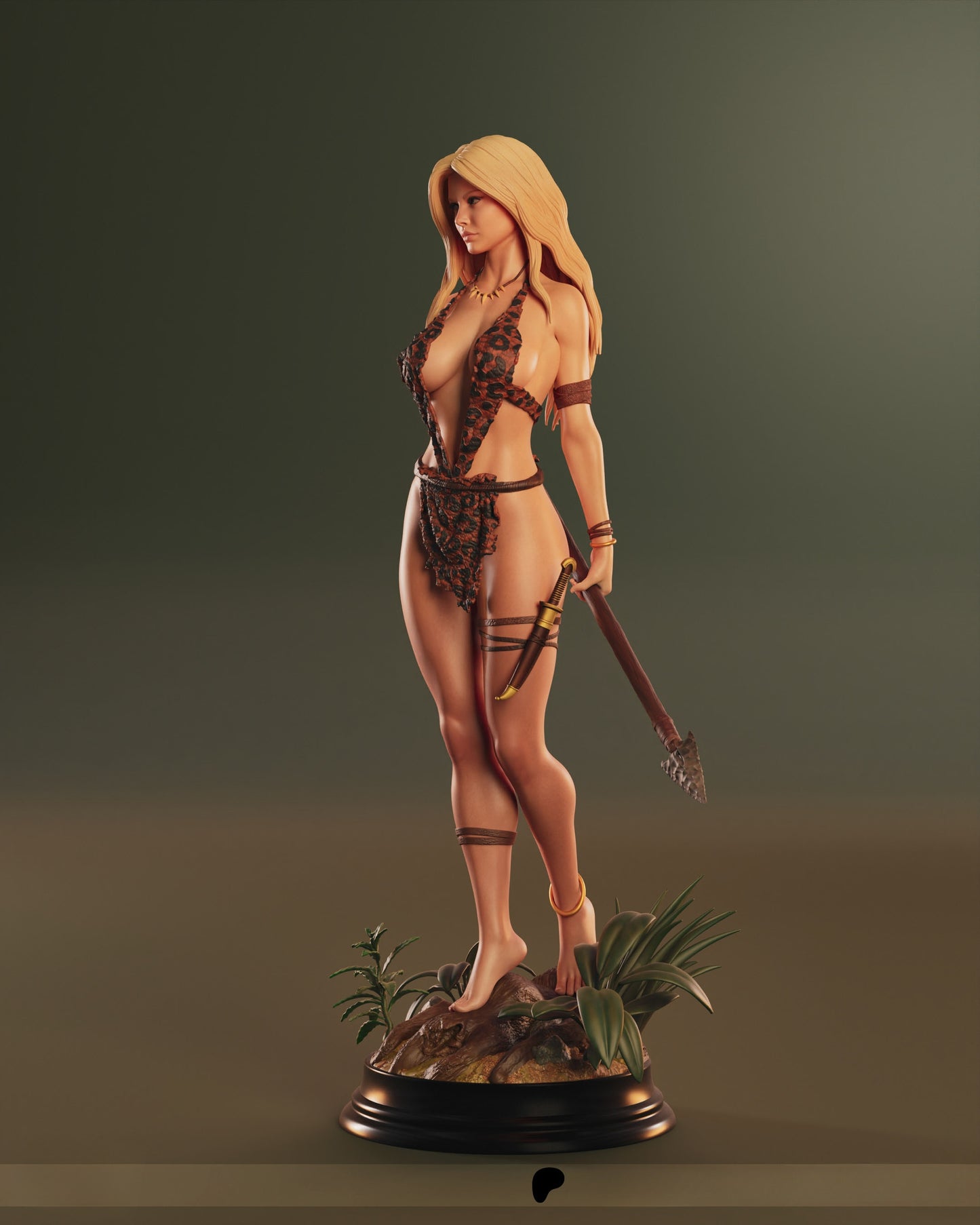 1679 Sheena_Queen of Jungle - STL 3D Print Files