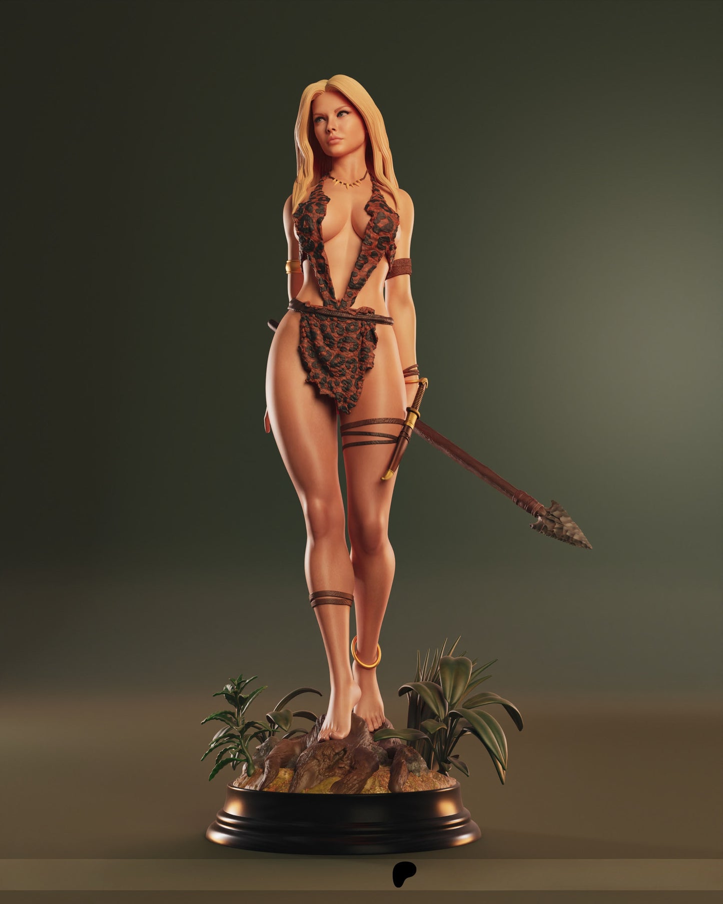 1679 Sheena_Queen of Jungle - STL 3D Print Files