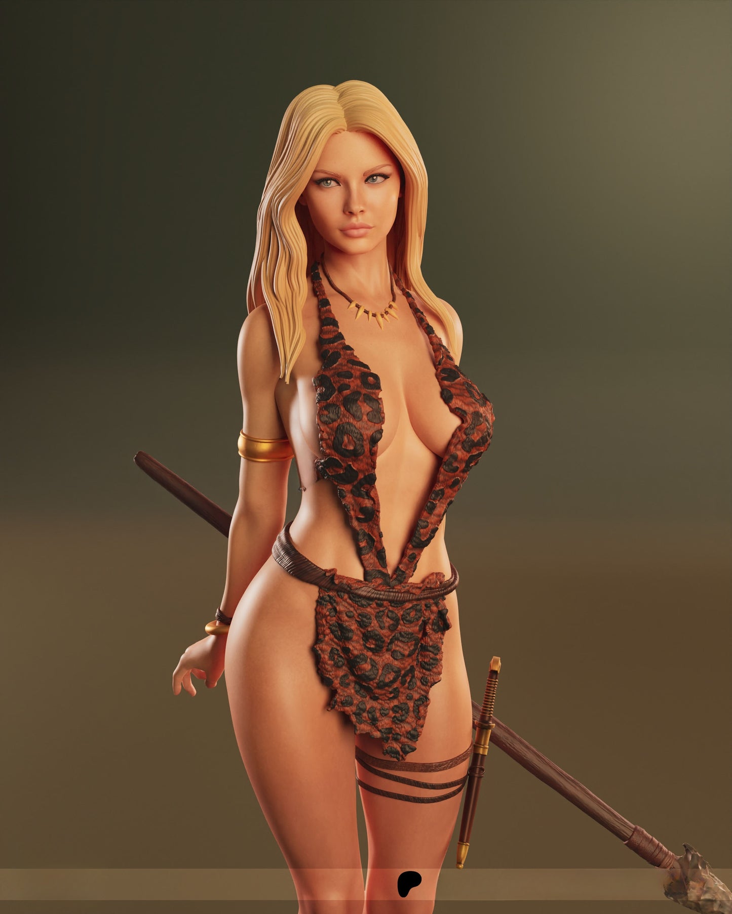 1679 Sheena_Queen of Jungle - STL 3D Print Files