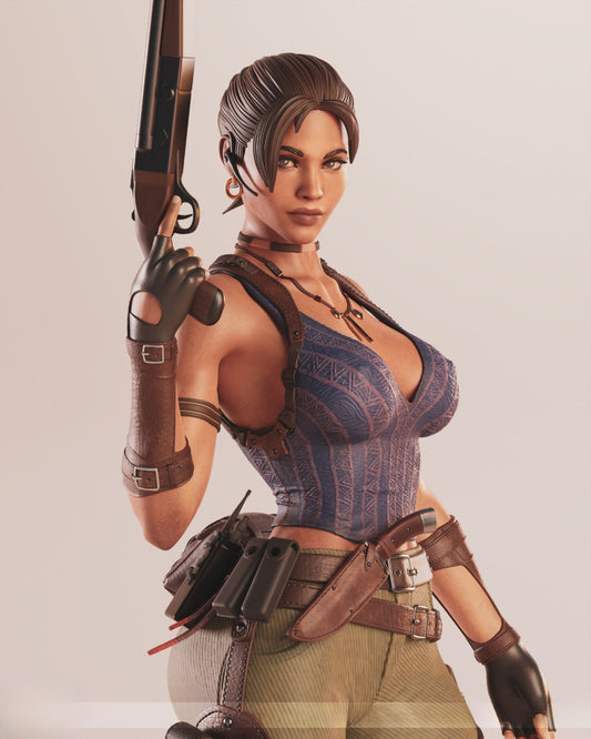 1864 Sheva Alomar NSFW - Resident Evil (4831) - STL 3D Print Files