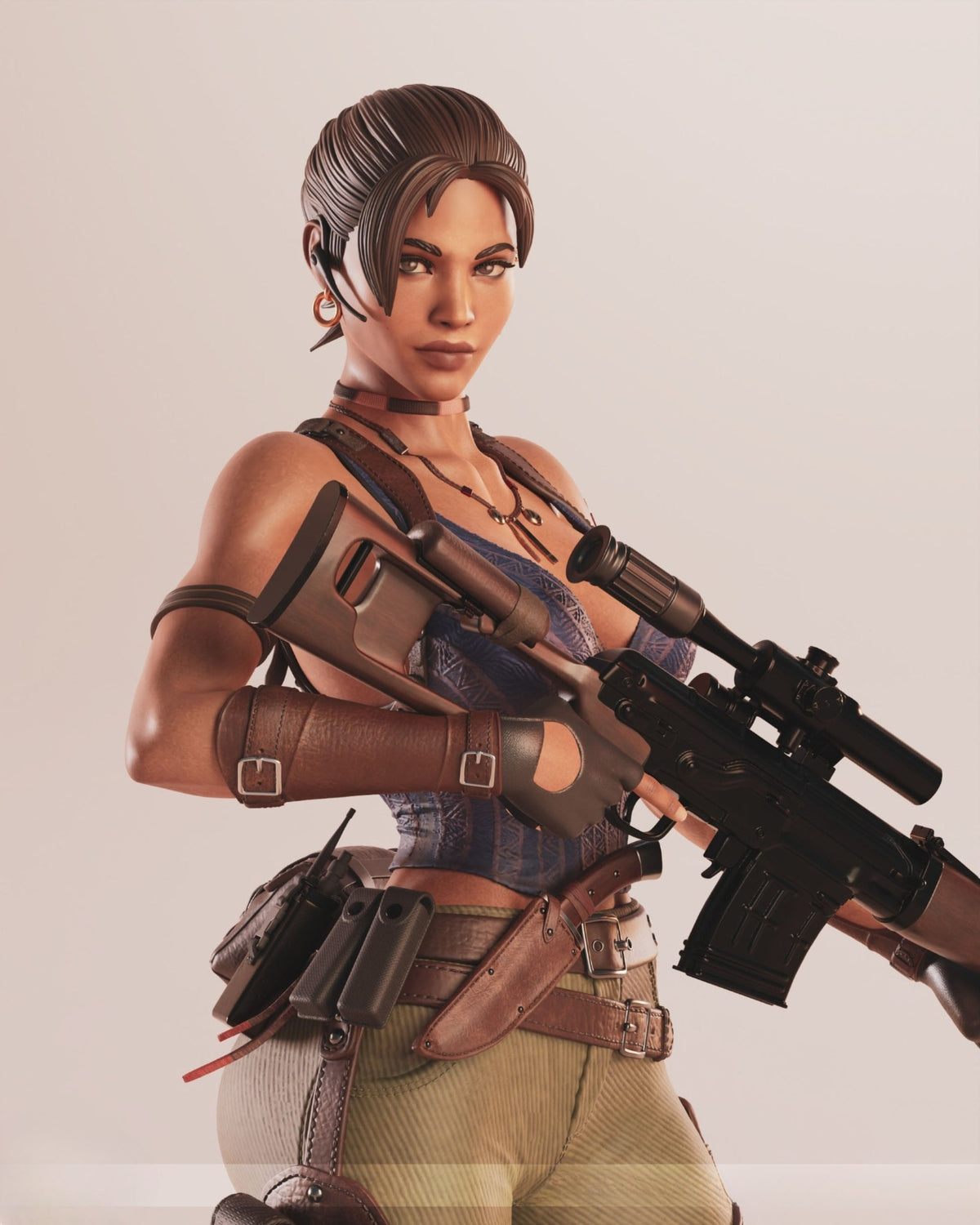 1864 Sheva Alomar NSFW - Resident Evil (4831) - STL 3D Print Files