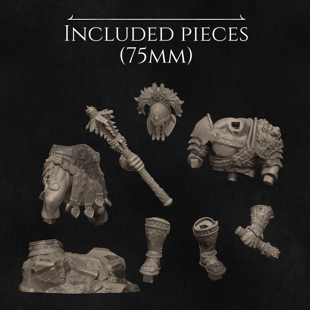 0850 Gladiator SkullCrusher - STL 3D Print Files