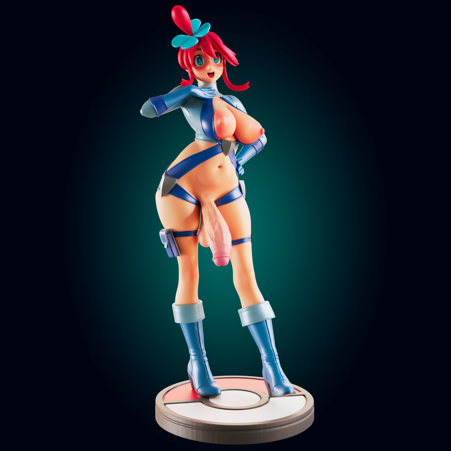 1280 Skyla Pokemon Trainer - STL 3D Print File