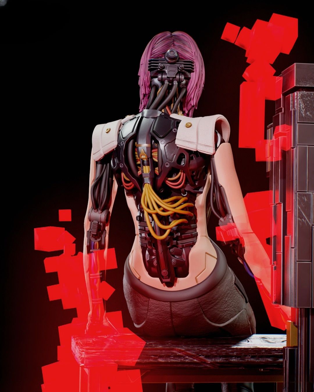 0351 Songbird_Cyberpunk - STL 3D Print Files