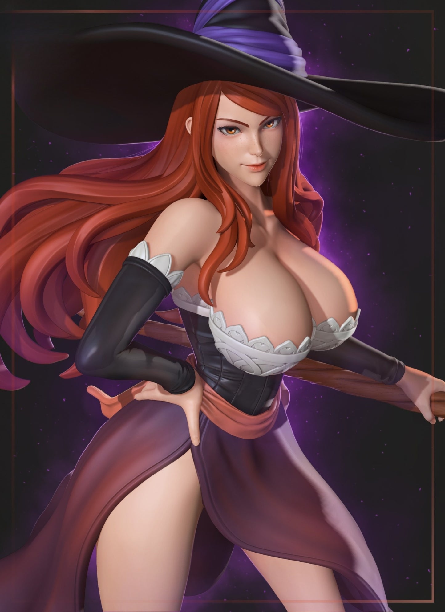 1215 Sorceress_Dragon's Crown - STL 3D Print Files