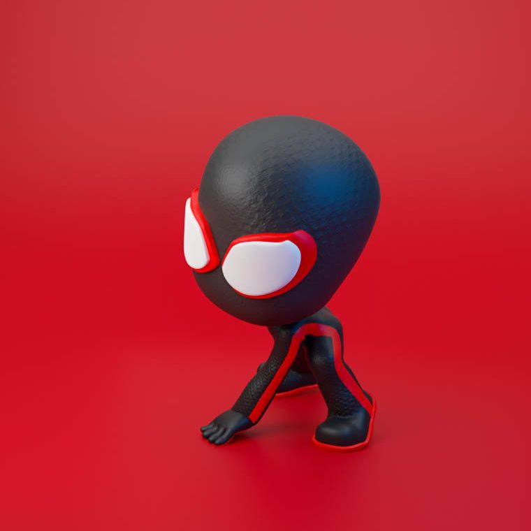 0167 Spider-Miles - STL 3D Print Files