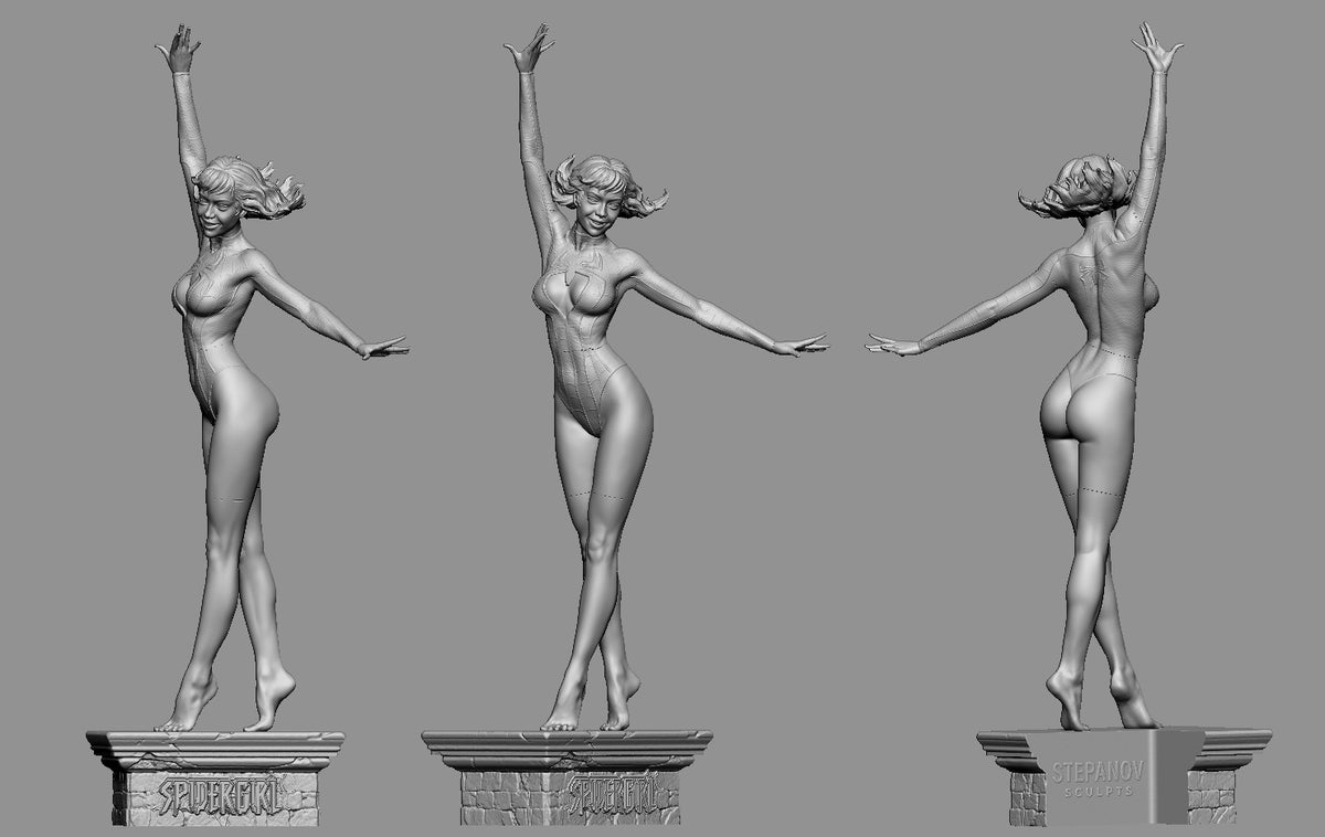 1977 Spider Girl NSFW - STL 3D Print Files