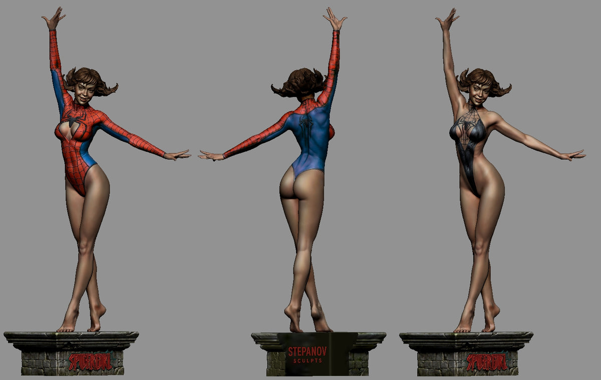 1977 Spider Girl NSFW - STL 3D Print Files