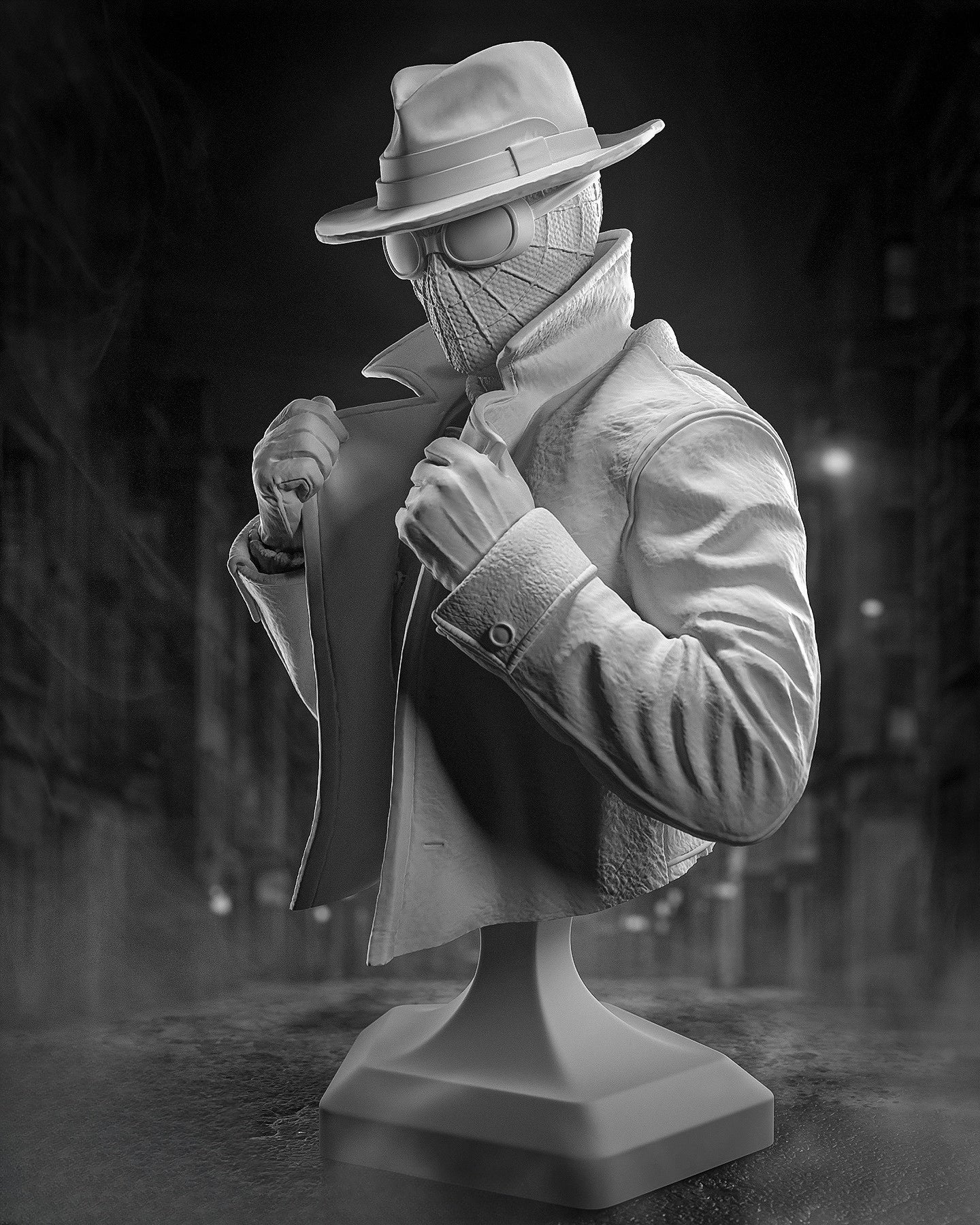 1396 Spider Noir_Spider-Man - STL 3D Print Files