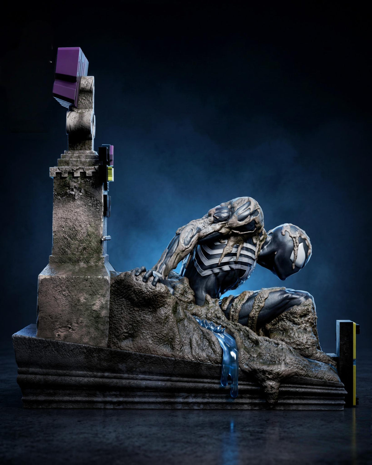1768 The Last Hunt Spiderman Tomb Bust - STL 3D Print Files