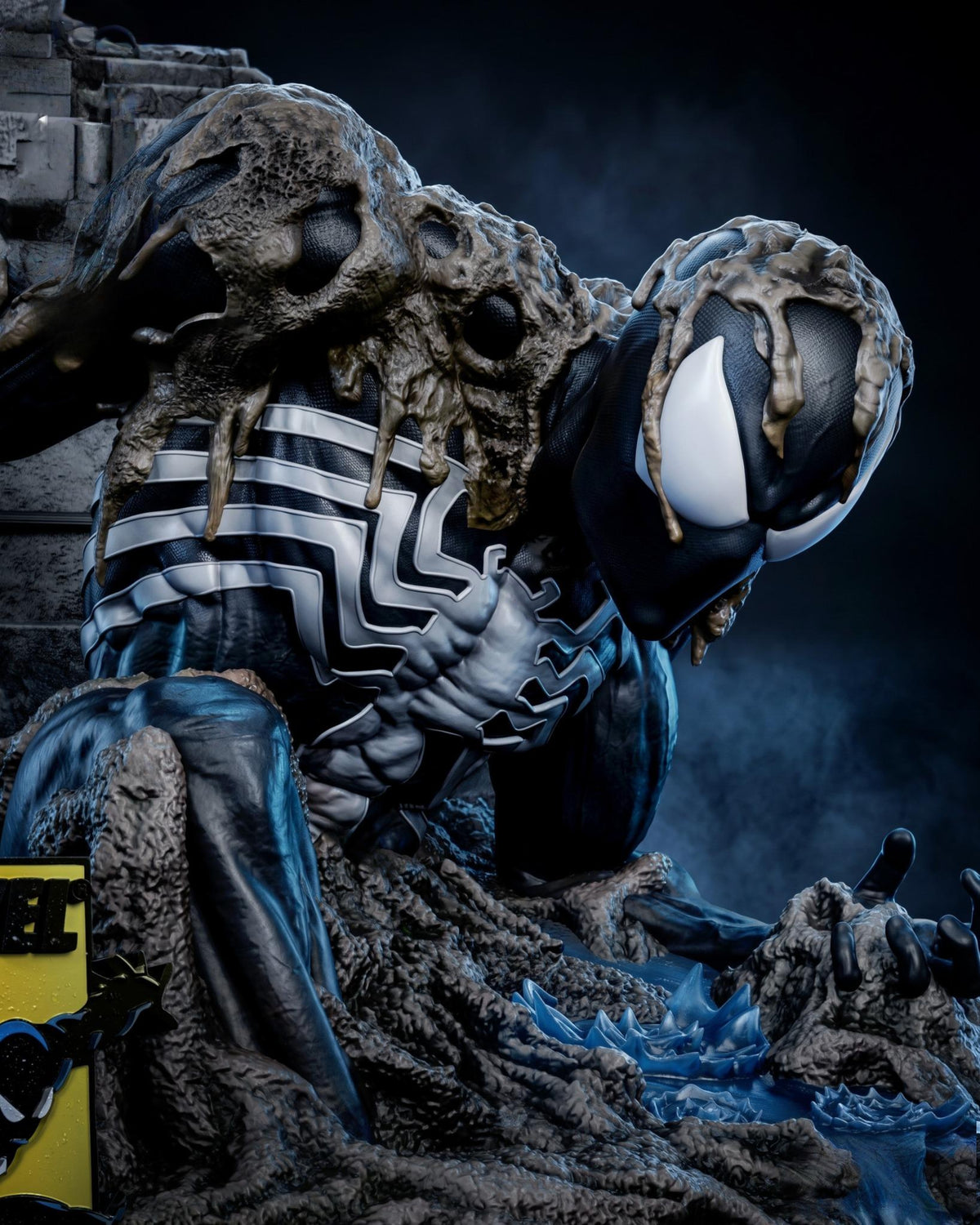 1768 The Last Hunt Spiderman Tomb Bust - STL 3D Print Files
