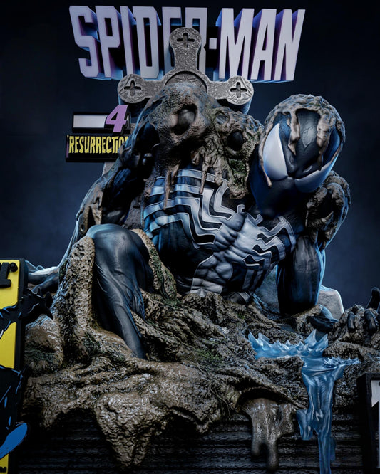 1768 The Last Hunt Spiderman Tomb Bust - STL 3D Print Files