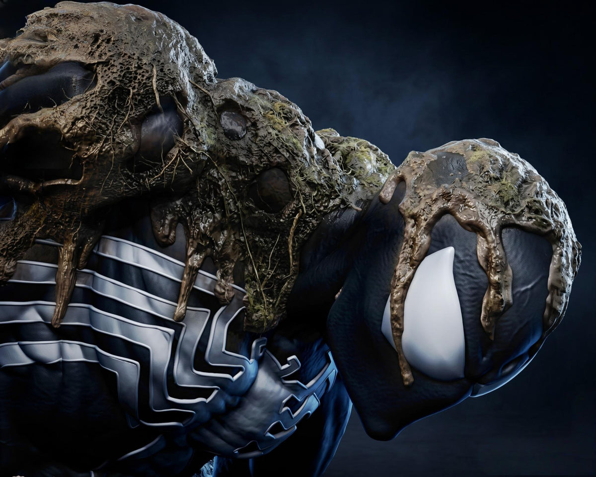 1768 The Last Hunt Spiderman Tomb Bust - STL 3D Print Files