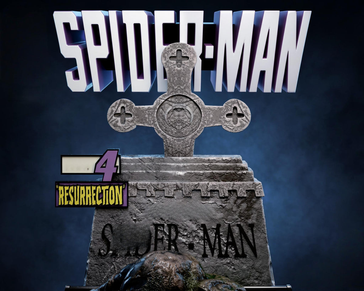 1768 The Last Hunt Spiderman Tomb Bust - STL 3D Print Files