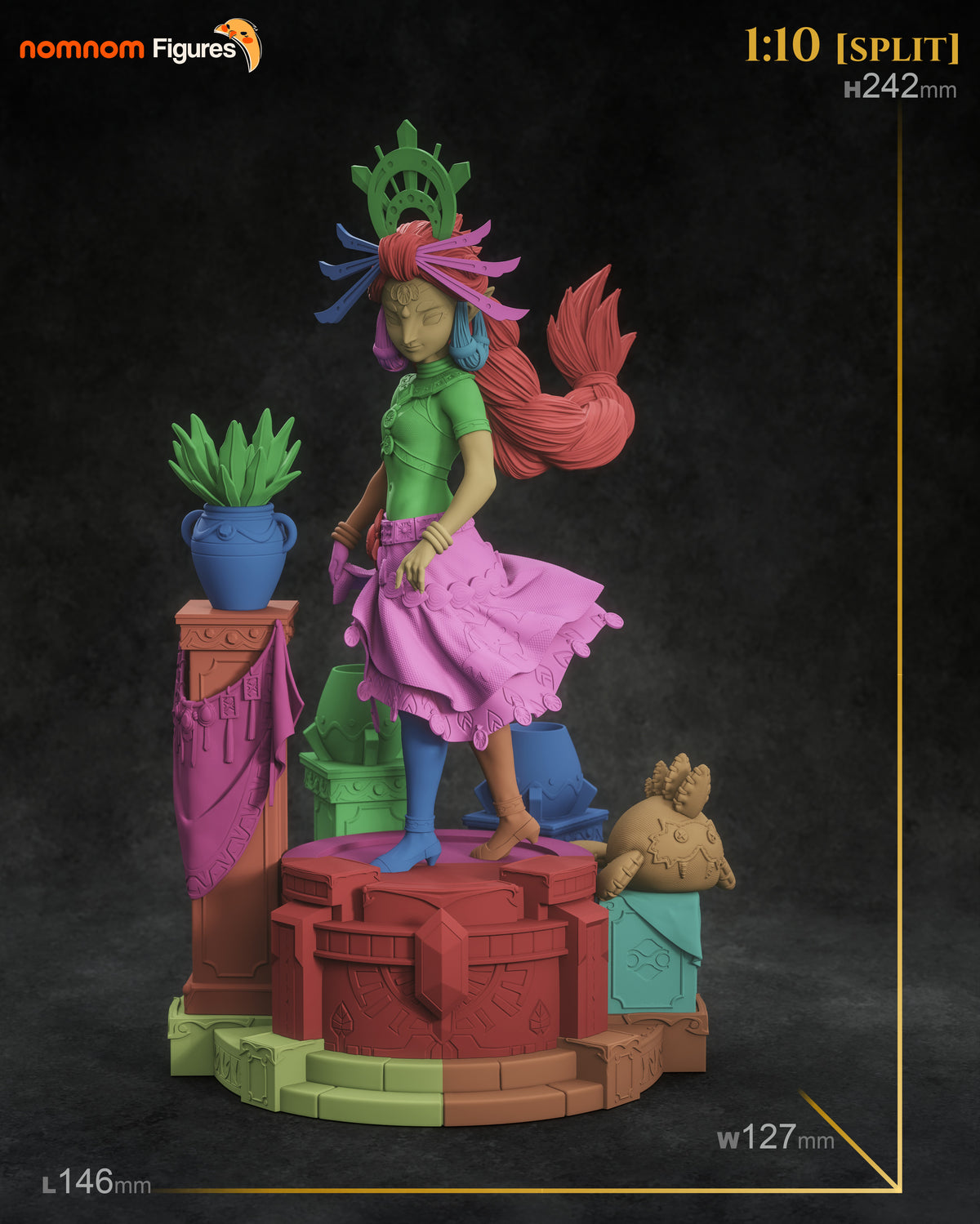 2170 Riju_The Legend of Zelda Breath of the Wild - STL 3D Print Files