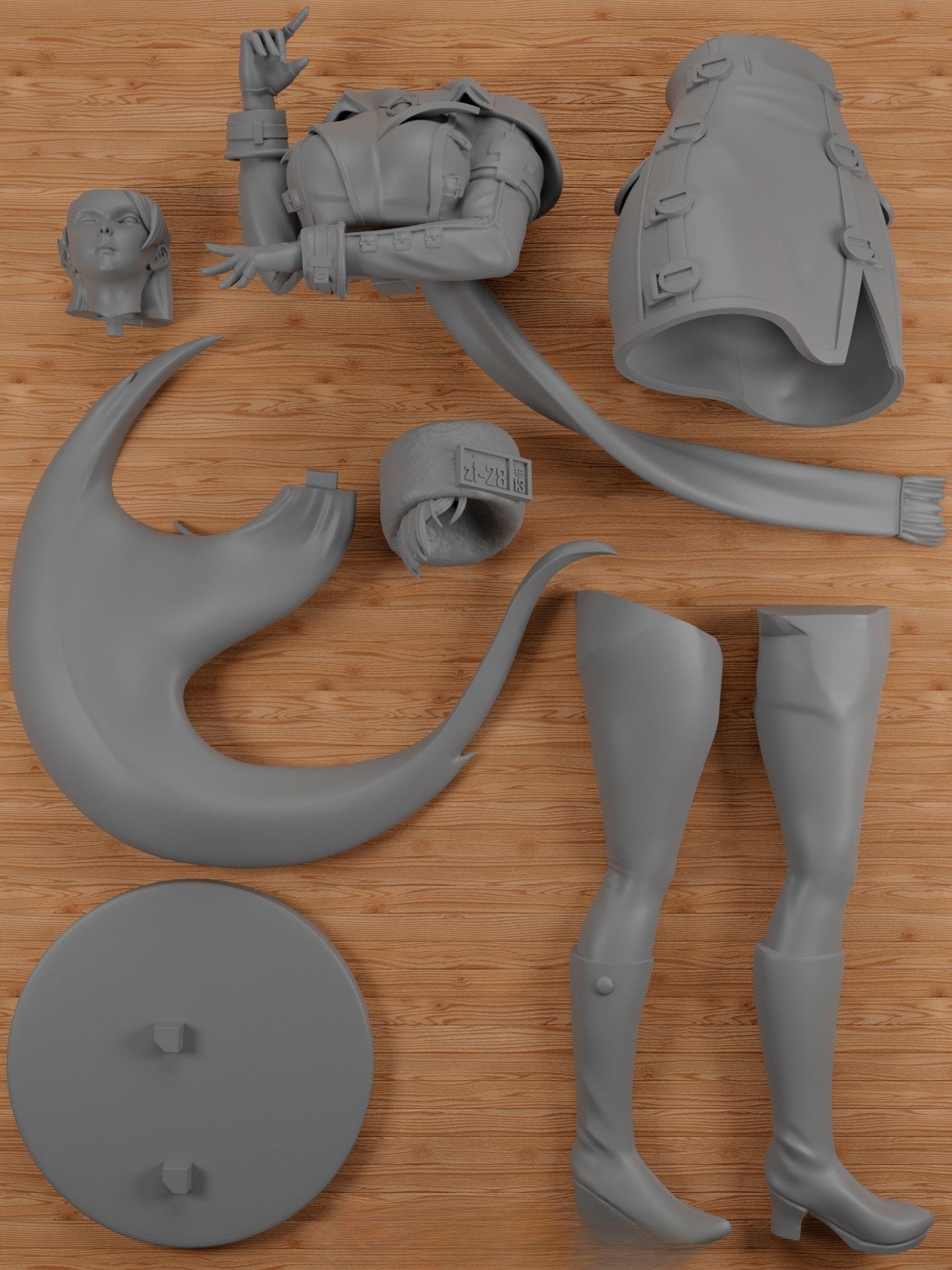 1218 Milia Rage_Guilty Gear - STL 3D Print Files