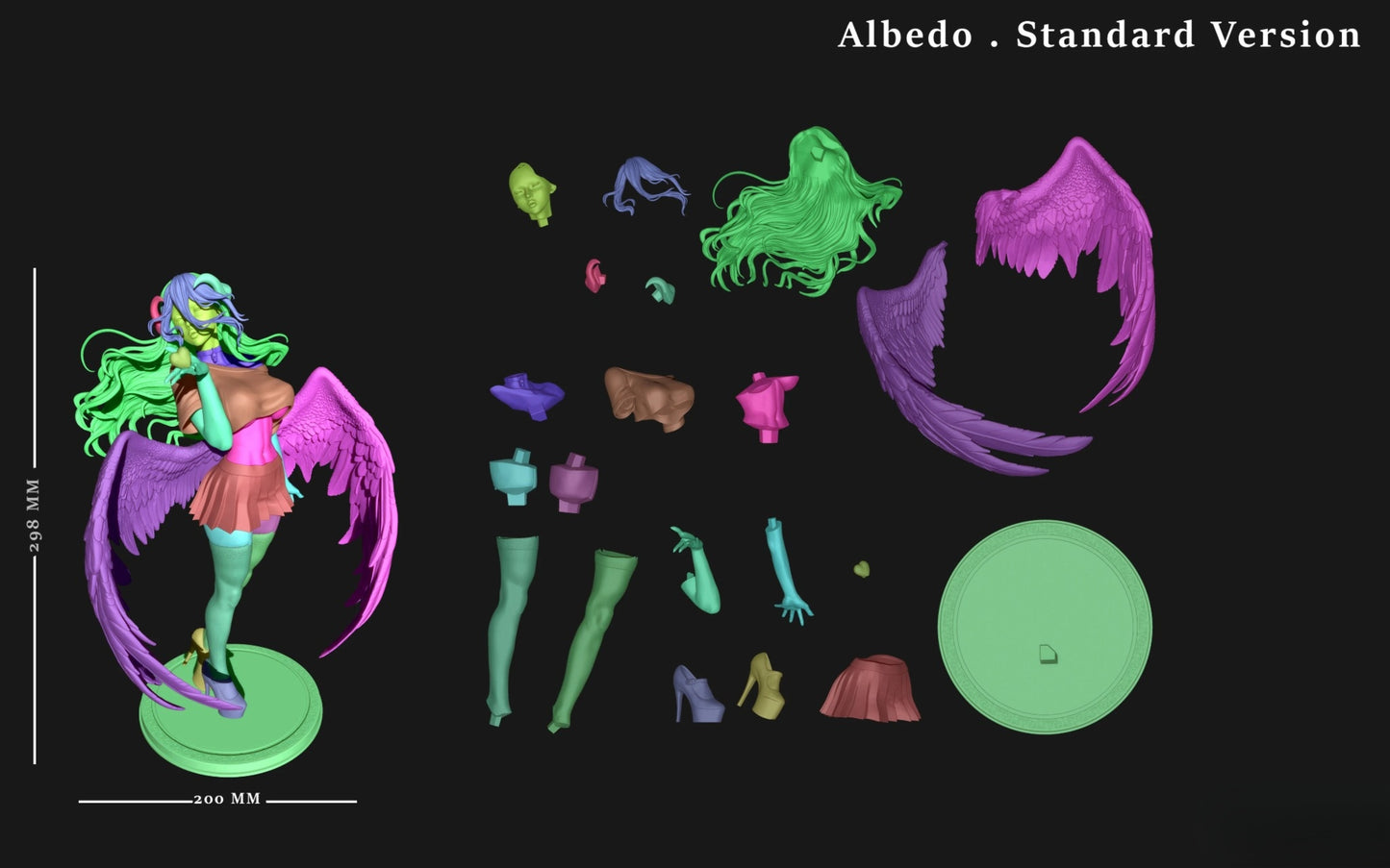 1492 Overlord Albedo NSFW - STL 3D Print Files