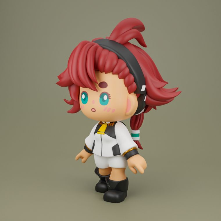 0120 Suletta Mercury - STL 3D Print Files