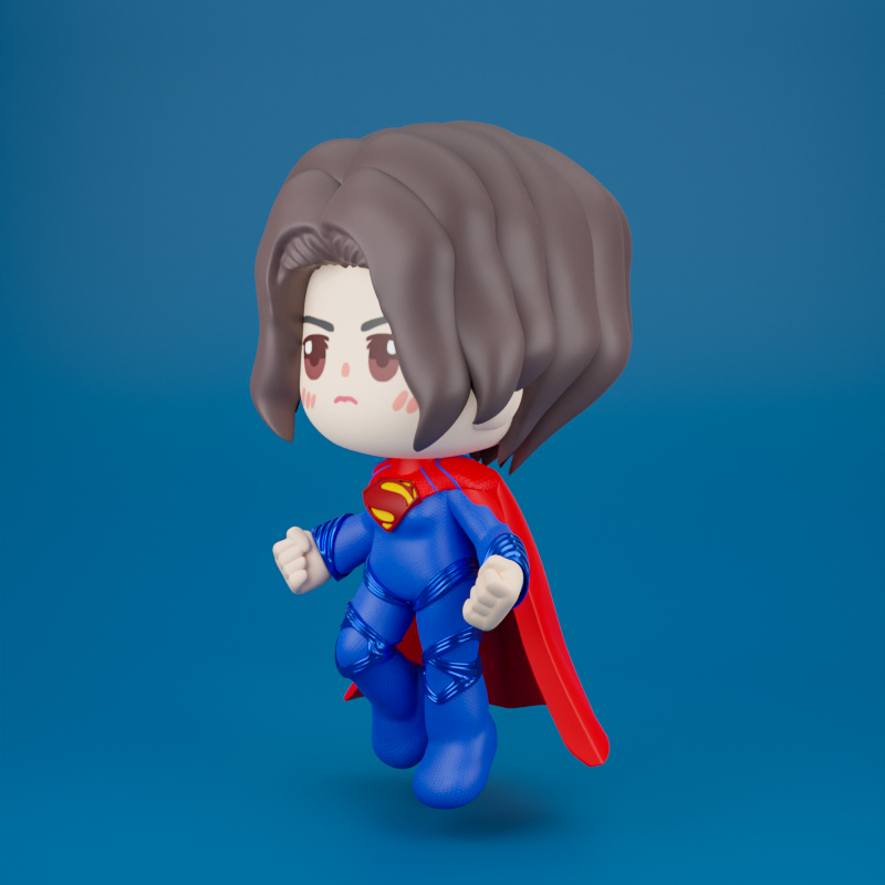 0177 Supergirl - STL 3D Print Files