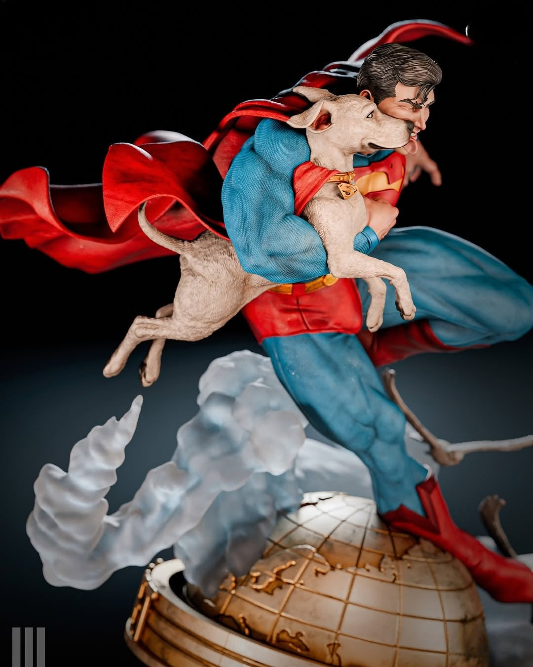 0903 Superman And Krypto (4163) - STL 3D Print Files
