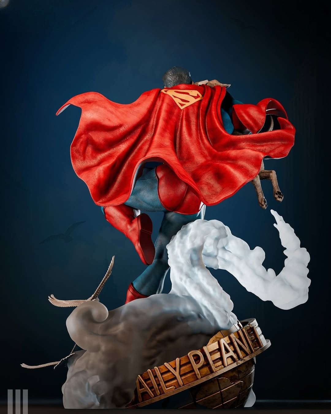 0903 Superman And Krypto (4163) - STL 3D Print Files