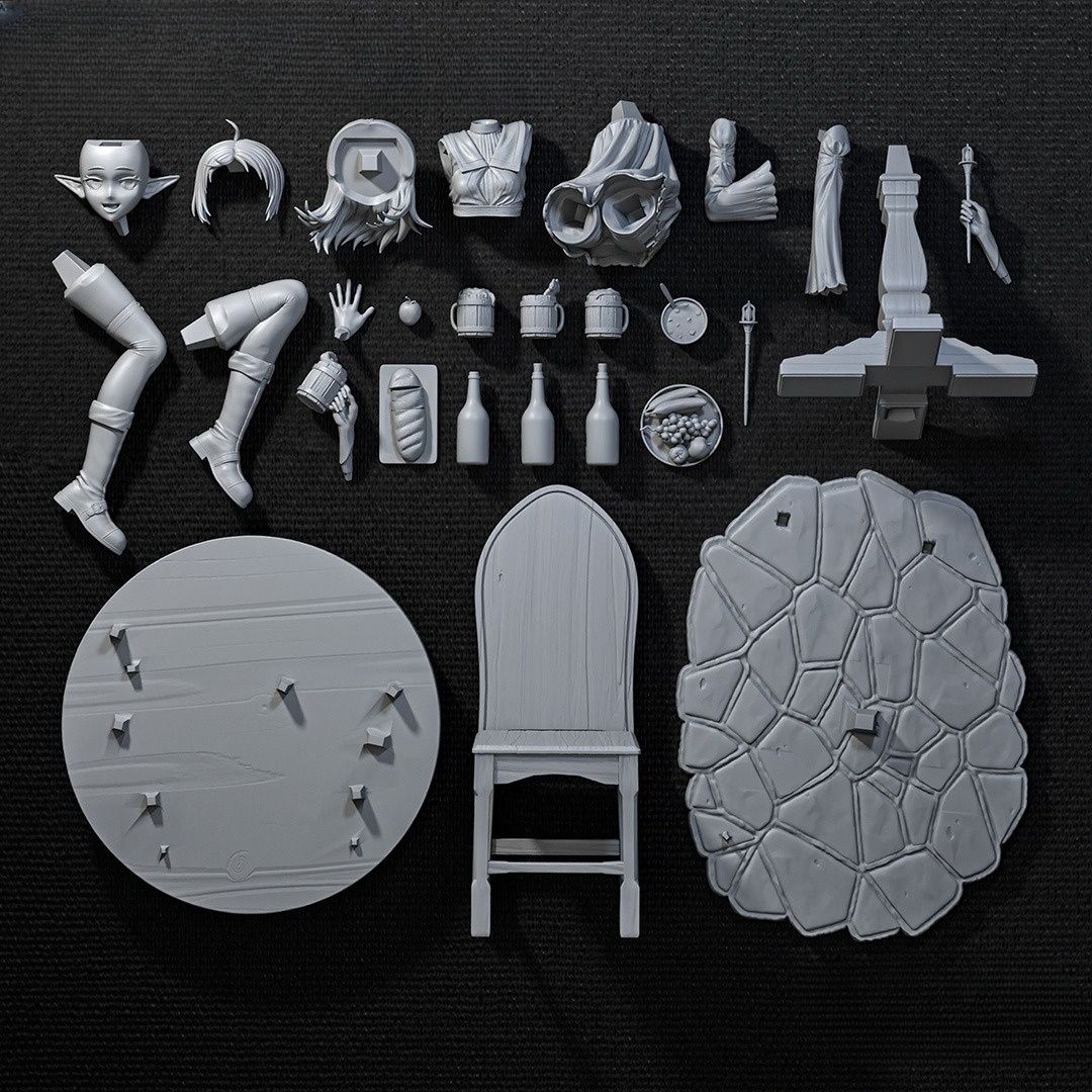 0309 Mushoku Tensei Sylphie NSFW - STL 3D Print Files